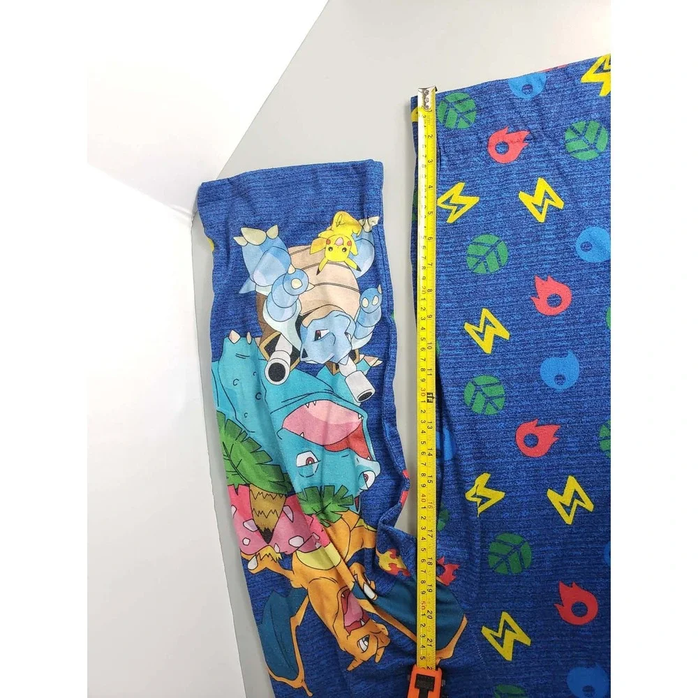 Pokémon Boys Pajama Pants XL (14/16) Blue All-Over Poké Ball ElementLounge Pants